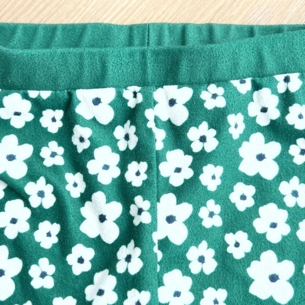 SweetHoney Girl's Size 6 Years Green Floral Pull On Shorts